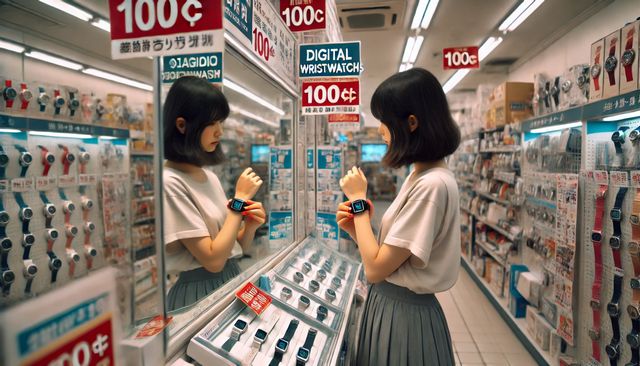 就活で100均の腕時計はありですか