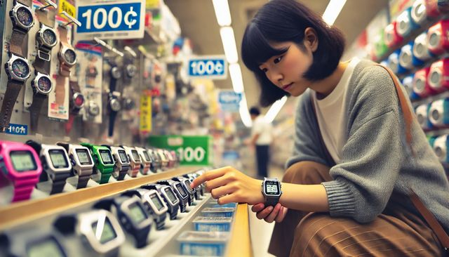 ダイソー300円腕時計の説明書の入手方法