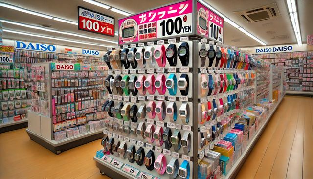 ダイソーデジタル腕時計の時刻の合わせ方