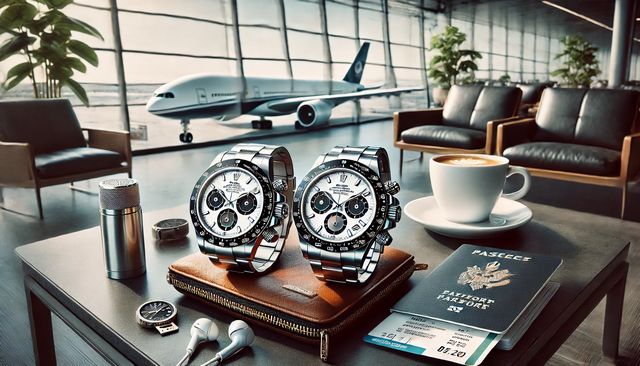 レインボー仕様モデルと秒針の特徴