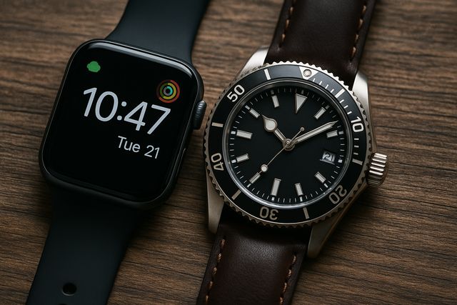 スマートウォッチと腕時計の併用